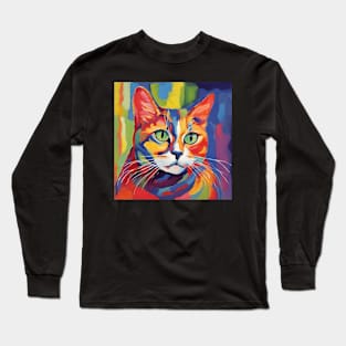 fauvism cat art les fauves pt3 Long Sleeve T-Shirt